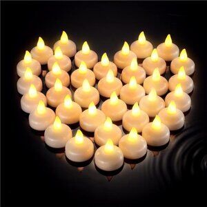 36 Pieces Flameless Floating Candles Waterproof LED Tealights Floating Candles